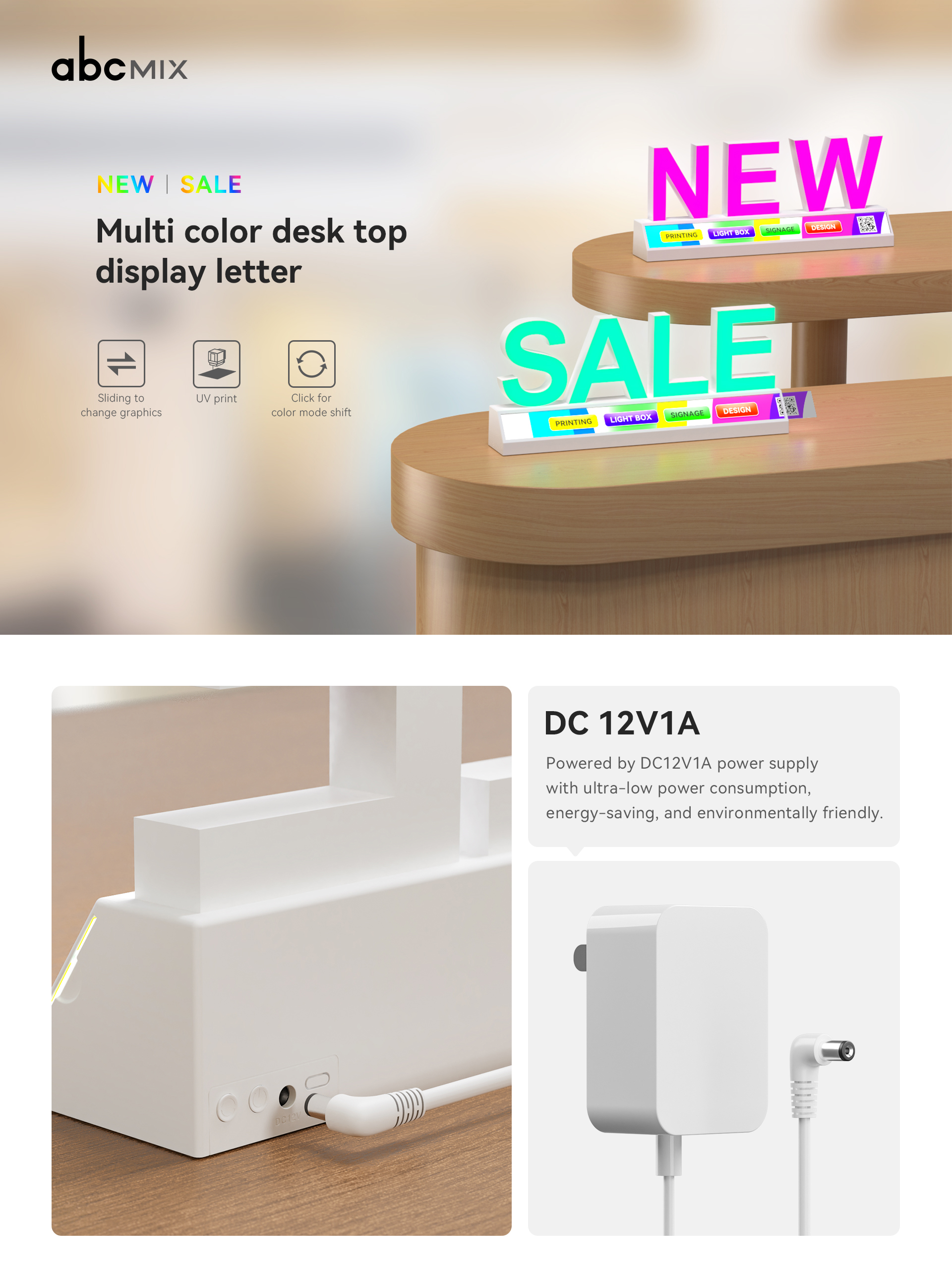 abcmix - Best-Selling Kits - DIY Letters Signs - Multi color desk top display letter - onvenience stores F&B chains beauty brands or franchise operations-1.jpg